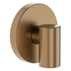 Угловой настенный слив FixFit Fine S с обратным клапаном, матовая бронза, HANSGROHE