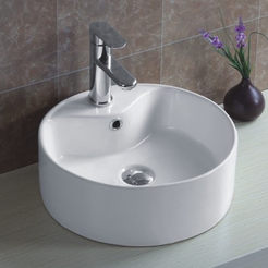 "Bowl" bathroom sink for countertop installation 460 x 460 x 155 mm 