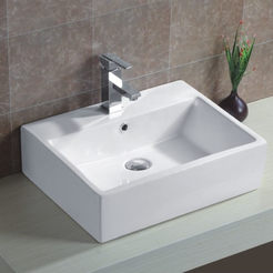 Bathroom sink type "Bowl" for mounting on a countertop 520 x 420 x 150 mm