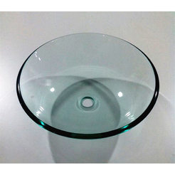 Стъклена мивка за баня тип купа 042T
