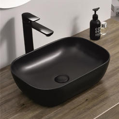 Bowl type bathroom sink, black 887BLACK