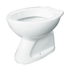 Стояща тоалетна чиния с долно оттичане, бяла 355