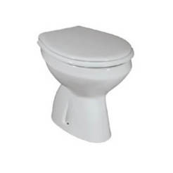 Toilet bowl with bottom drain W702901