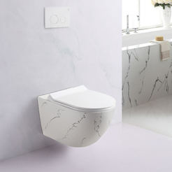 Toilet bowl Lux hung with bidet INTER CERAMIC