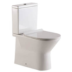 Моноблок без обода с задним стоком и сиденьем Soft Close