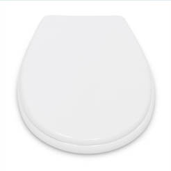 Овална седалка за тоалетна чиния бяла 5122