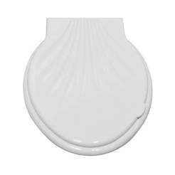 Toilet seat white PVC