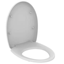 Toilet seat Seva Duo W301401 with metal fasteners