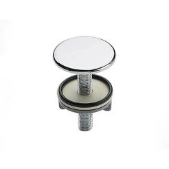 Chrome large sink stopper