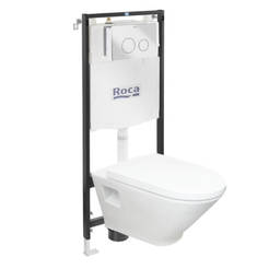 Промо структура за вграждане с тоалетна чиния и седалка Active Gap Round ROCA
