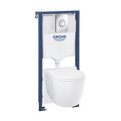 Built-in structure Solido 5in1 Start Round Ceramic Rimless with toilet bowl 103846SH00 GROHE