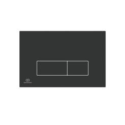 Spülknopf für Unterputzspülkasten, mechanisch, Oleas, mattschwarz