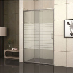 Параван за баня регулируем 120-140х190см рисувано стъкло 118/120NEW INTER CERAMIC