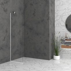 Shower screen Granada S1 A 50x200 cm stationary with 8 mm clear glass