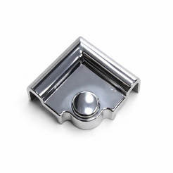 Corner for floor skirting for screen