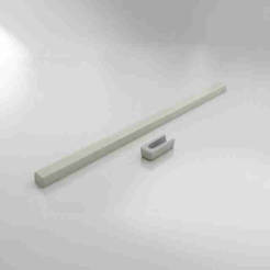 Праг за душ кабина прав 180см полимермрамор заоблен край 5618002 FAT