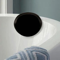 Bath pillow for bathroom black 15-4/15-5B INTER CERAMIC