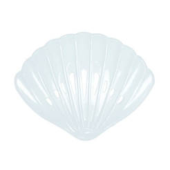 Plastic soap for bathroom Mida, white