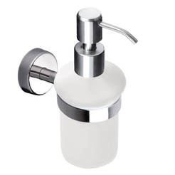 Glass dispenser for liquid soap, wall Moderno