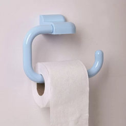 Toilet paper holder PVC 80 x 200 x 150mm white