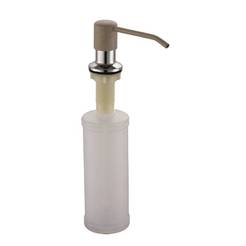 Кухненски дозатор за течен сапун/веро 200мл - за вграждане, PVC цвят пясък