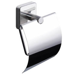 Държач за тоалетна хартия с капак хром Quattro 4403