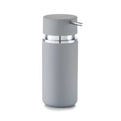 Dispenser for liquid bath soap, ceramic gray Rubber