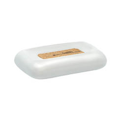 Soap dish Corsa white/cork