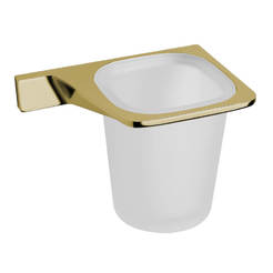Sanya toothbrush cup holder, gold color 2858GOLD