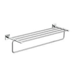 Towel and bath towel holder Cubica 61cm combined chrome A816836001 ROCA