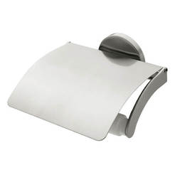 Toilet paper holder with lid matt/nickel Virginia BF 71172079 TONY BAD