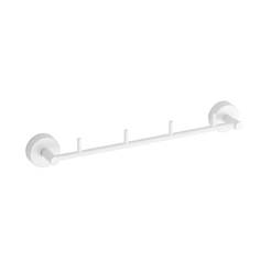 Вешалка для одежды Moderno, четырехсекционная, белая матовая