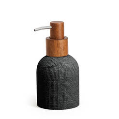 Диспенсър за сапун Craft полирезин черно полипропилен черно (6)