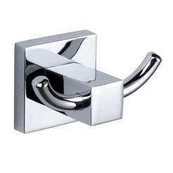 Двойная вешалка для ванной комнаты Carmen Chrome FORMA VITA