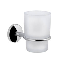 Holder with cup for toothbrushes 12 x 6.5 x 8.5 cm