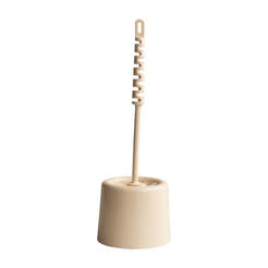 Plastic brush for toilet bowl 4334, beige