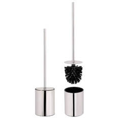 Toilet brush, cantilever, metal Moderno