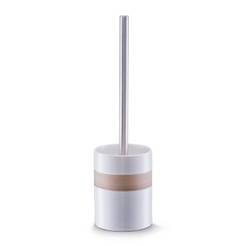 Toilet brush - beige / brown ceramic