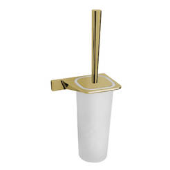 Toilet brush Sanya, gold color 2894GOLD