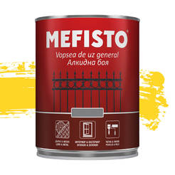 Алкидна боя Mefisto - 650мл, жълта RAL 1018