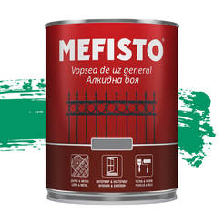 Алкидна боя Mefisto - 650мл, зелена RAL 6032