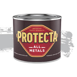 Емайллак за метал Protecta All Metals 3 в 1 - 500мл, платина