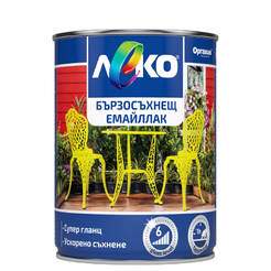 Quick-drying enamel Leko - 650ml, RAL 9010, super gloss white