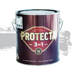 Eмайллак за метал Protecta 3 в 1 - 2.5л, светлосив