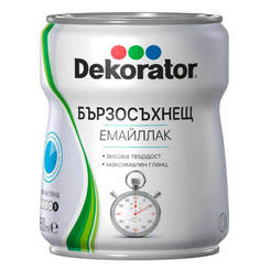 Quick-drying enamel for metal and wood 2.5 l gray Dekorator