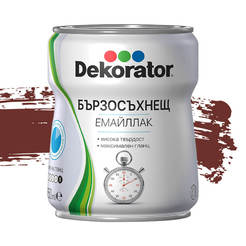 Quick-drying enamel - 650 ml, dark brown