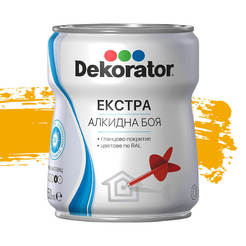 Alkyd paint for metal and wood Extra - 650ml, yellow melon RAL 1028