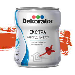 Alkyd paint for metal and wood Extra - 650ml, signal orange RAL 2010