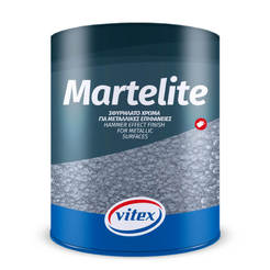 Алкидна боя за метал Martelite - 750мл, хамър ефект, черна