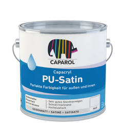 Акрилен полиуретанов лак Capacryl PU-Satin Transparent 2.4л